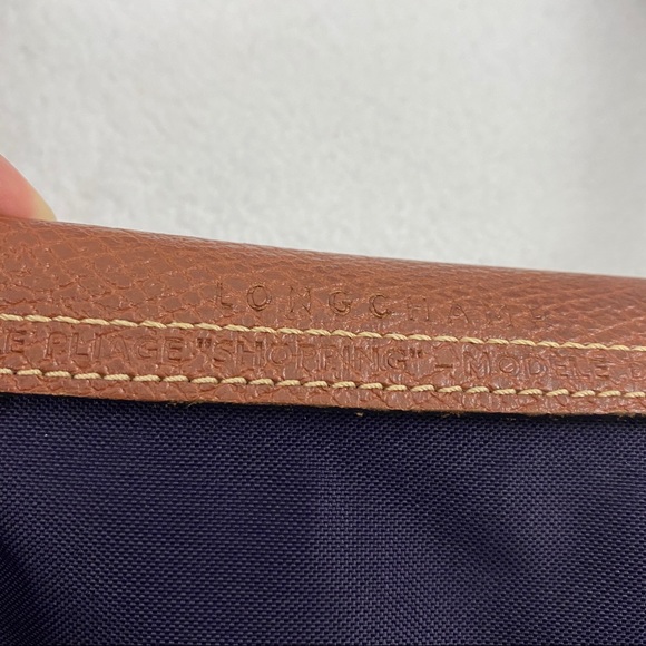 Longchamp Le Pliage Purple Shopping Tote - Picture 6 of 13